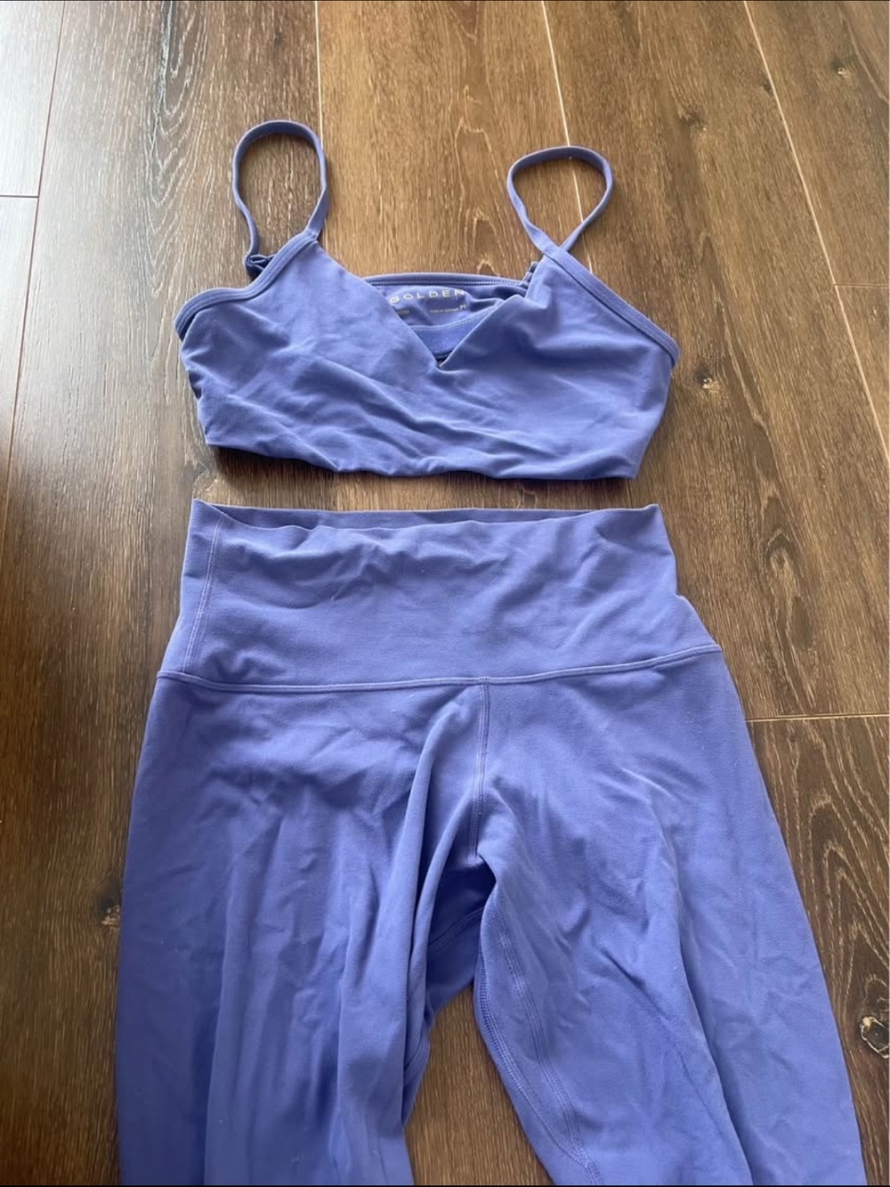 Aritzia Golden Lavender Sports Bralette